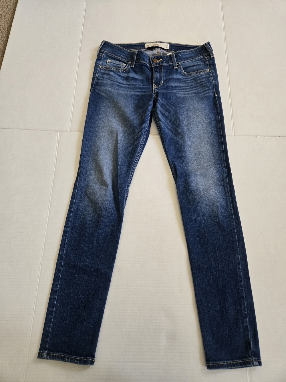 HOLLISTER Women’s Dark Blue Slim Fit Jeans